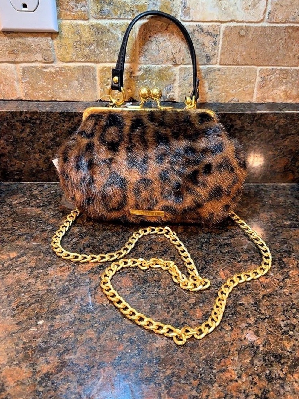 madden girl Multi Frame Animal Print Shoulder Bag NWT